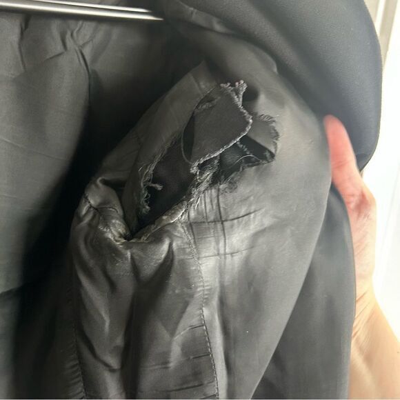 Griffith Gray For St. John‎ Black Equestrian Jacket Blazer Size 2 Made in Italy - Picture 10 of 13